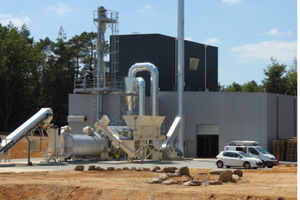 Extérieur de l'usine Silvadec Fibres