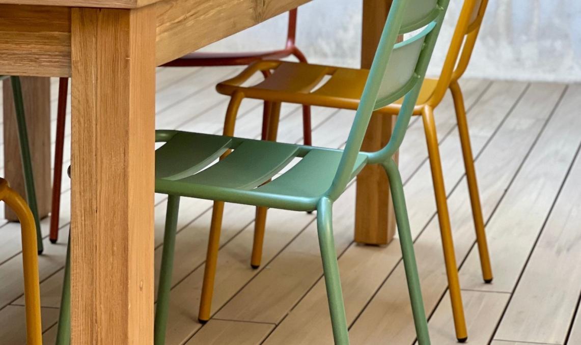 Projet avant apres terrasse  Vue terrasse de la gamme Nuances