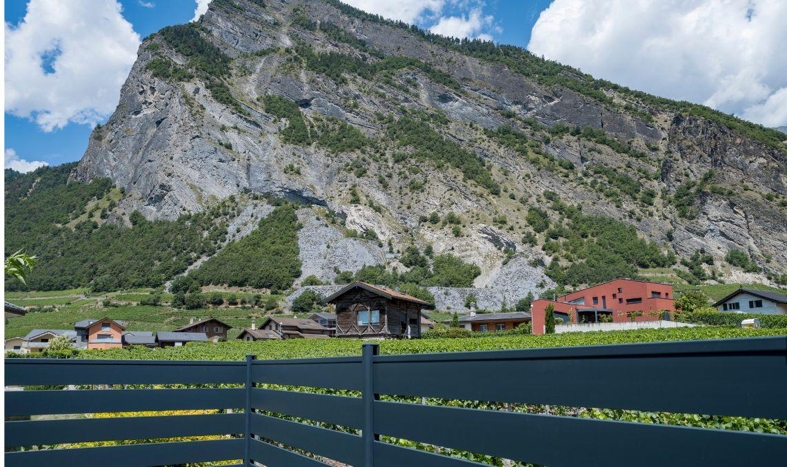 photo de cloture en aluminium en suisse